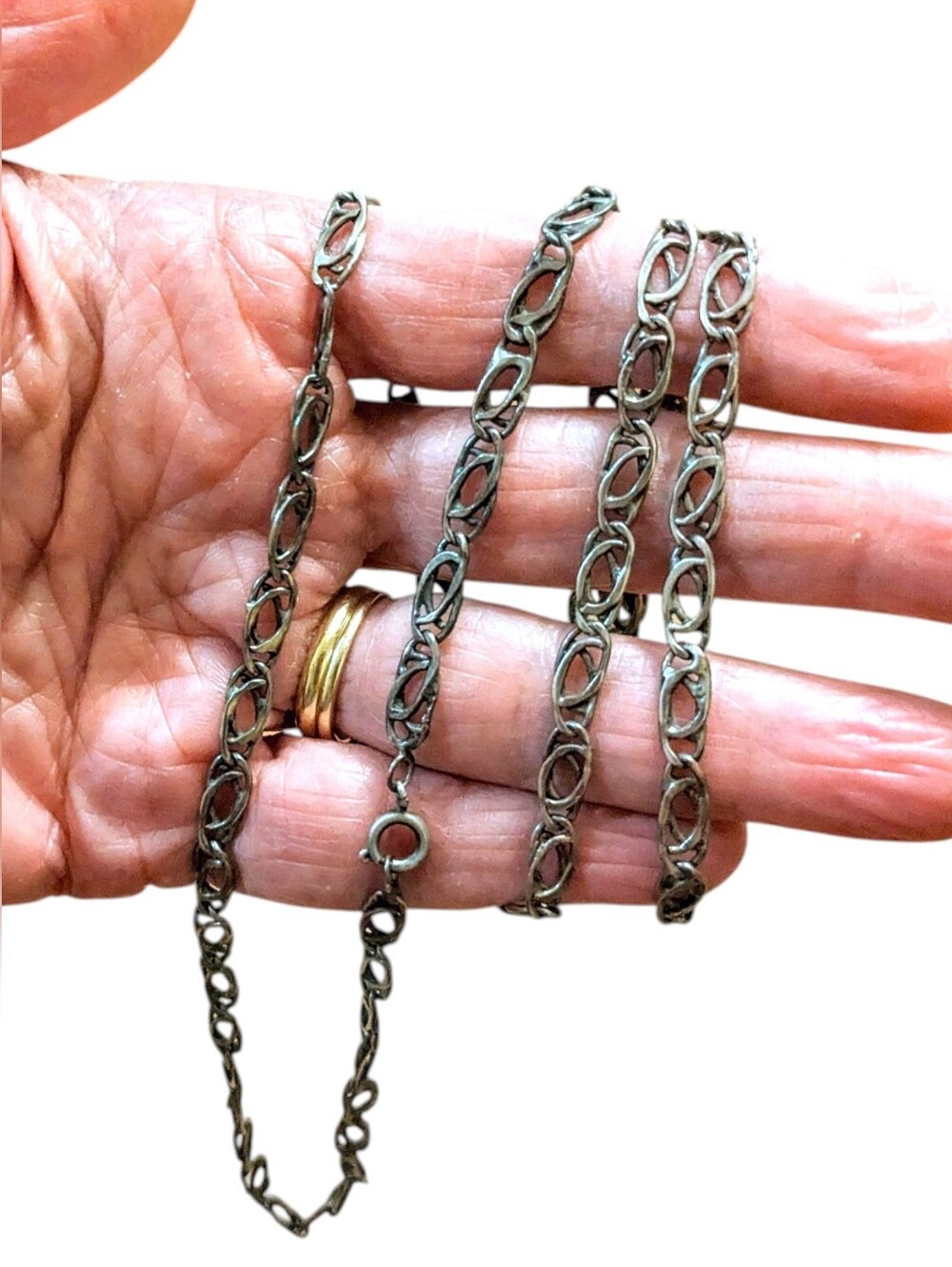 Vintage Celtic Spiral Knot Necklace Symbolizes Spirit, Rebirth, Life